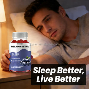 Gomas de Melatonina Personalizadas OEM - Aumentam o Tempo de Sono, Antioxidante, Gomas de Saúde Essence 60grain para Ajudar Homens a Dormir - Product Image 2