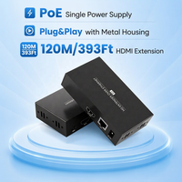 Extenseur HDMI 120M 1080P 60Hz KVM - Prise en charge PoE, IR et Multi-vers-Multi