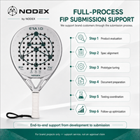 Raquette de tennis et de padel NODEX 2026, fabrication professionnelle, nouvelle technologie, haute qualité, logo personnalisé, forme diamant, matériau titane