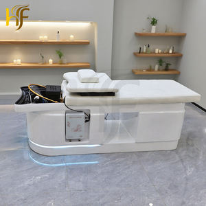 Professioneller Salon-Waschsessel aus Fiberglas mit Massagefunktion, Shampoo-Bett für SPA-Kopf-Wassertherapie und Zirkulation - Product Image 1