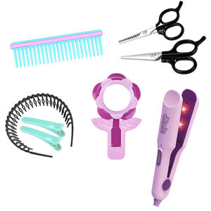 Ensemble de jouets de <span class=keywords><strong>salon</strong></span> de coiffure et de <span class=keywords><strong>maquillage</strong></span> BaoHan Princess pour filles de 2 à 9 ans, comprend des jeux de <span class=keywords><strong>salon</strong></span> de coiffure factices en plastique - Product Image 4