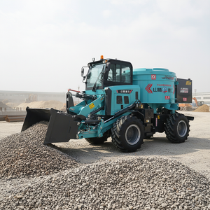 Mezcladora de <span class=keywords><strong>boca</strong></span> plana totalmente hidráulica, mezcladora de hormigón autopropulsada con tracción delantera, certificación CE incluida - Product Image 3