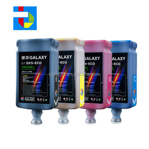Galaxy Eco Solvent tinta untuk Printer Digital DX5/DX4/DX7 Printhead Galaxy C/<span class=keywords><strong>M</strong></span>/Y/K tinta - Product Image 1