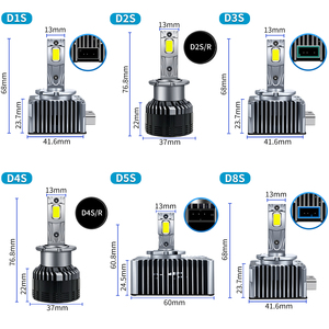 Lampadina LED Serie D Ecologica D5S D8S D2R D4R con Doppio Tubo in Rame 6500K CSP4575 Super Luminosa Canbus Ready Direttamente dalla Fabbrica 12V 24V - Product Image 6