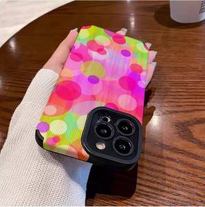 เคสโทรศัพท์มือถือหนังเทียม TPU พิมพ์ลายฟองสีเต็มหน้าจอสำหรับ <span class=keywords><strong>iPhone</strong></span> 6 <span class=keywords><strong>7</strong></span> 8 x XR XS 11 12 13 14 15 16 17 - Product Image 4