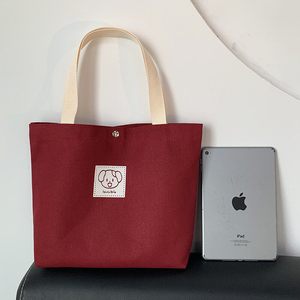 Bolsa de Mano de Lona Beige Reutilizable Ecológica, Bolsa de Compras de Algodón Mini con Logotipo Personalizado Impreso, Diseño Simple con Cremallera, Regalos - Product Image 3