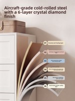 Commode à 5 tiroirs multicouche en métal de luxe léger, unité de rangement verticale pour chambre, commode en fer écologique, organisateur latéral de vêtements