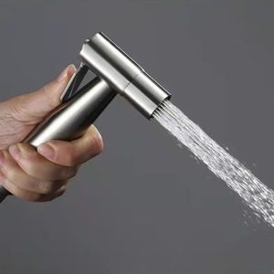 SUS 304 Stainless Steel Handheld Toilet Bidet Pressurized Flushing Faucet for Bathroom <strong>Hand</strong> Sprayer <strong>Shower</strong> <strong>Head</strong> Set - Product Image 6