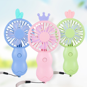 Mini ventilateur portatif avec batterie rechargeable par USB, design pliable, pour une utilisation en extérieur par les étudiants - Product Image 1