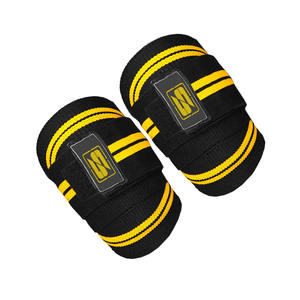 Best Selling High Quality Heavy Duty Knee Support Wrap Customized Color and Logo for <b>Gym</b> Workout and Weight Lifting - Product Image 3