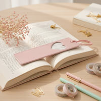 Marque-pages roses personnalisés, kit DIY de finition autonome 3M Needlepoint, fournitures de papeterie de luxe, marque-page, cadeau d'art fait main, en gros