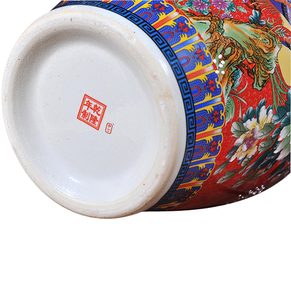 Jingdezhen High Quality Antique Chinese Green Ceramic Ginger Jar <strong>Vase</strong> Customized Home Decors Art Deco Style <strong>Floor</strong> <strong>Vase</strong> - Product Image 3