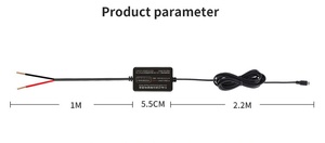 <span class=keywords><strong>C</strong></span>âbles de protection à prix réduit pour caméra de tableau de bord Installation cachée pour les voitures avec différents ports d'alimentation Réduction de tension - Product Image 5