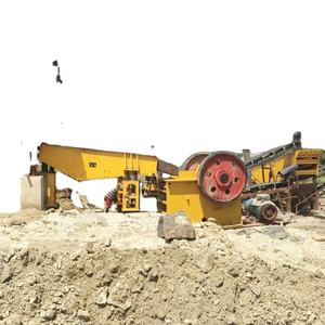 Ligne de production de concassage de pierres combinée concasseur à mâchoires et concasseur à marteaux/station de concassage de pierres - Product Image 5