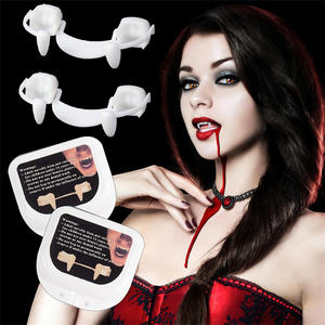 <span class=keywords><strong>Dents</strong></span> factices d'horreur réutilisables, accessoires de costume d'Halloween, accessoires de fête de cosplay effrayants, dentiers de <span class=keywords><strong>vampire</strong></span> rétractables pour cosplay d'Halloween - Product Image 5