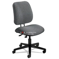 Chaise en plastique PE, chaise pivotante réglable en hauteur, chaise avec dossier en plastique pour l'école, le bureau