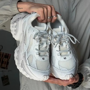 Dropshipping Custom Logo Unisex Fashion Designer Chunky Platform Sneakers <b>Height</b> <b>Increasing</b> Casual Walking Style <b>Shoes</b> Women - Product Image 1