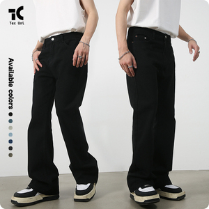 Wholesale Non-Stretch <strong>Bootcut</strong> Jeans in Six Colors Designer Style <strong>Men</strong> Flare Homme Jeans <strong>Men's</strong> Elegant Denim <strong>Trousers</strong> - Product Image 1
