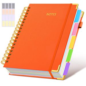 Custom Printed A5 A6 A4 No Ink Bleeding Hard Soft Leather Journal Planner PU Spiral Notebook Diary with logo for Students - Product Image 3