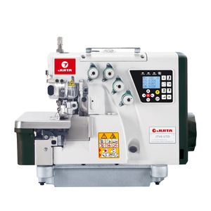 For JT-V6-4-UT Industrial Programmable Flat-<b>Bed</b> Manual Feed High-speed Overlock Sewing Machine - Product Image 1