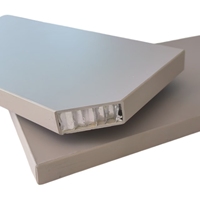 Panneau alvéolaire en aluminium SPC de 18 mm, rigide, dimensionnellement stable, sans formaldéhyde, classe A, ignifuge, pour la construction d'armoires