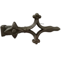 Pointes de balustrade en fonte et fer forgé durables, antirouille, design moderne pour balcons résidentiels et portails d'escalier