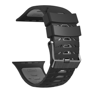 สายนาฬิกา Upro แบบสองสีสำหรับ Apple Watch Ultra 2 49 มม. 45 มม. 44 มม. 42 มม. สายนาฬิกาซิลิโคนนุ่มสำหรับ iWatch SE 7 8 9 สำหรับผู้ชาย - Product Image 1