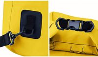 Bolsa Impermeable de 2L con Bolsillo Frontal Enrollable, para Kayak, Teléfono, Camping y Senderismo