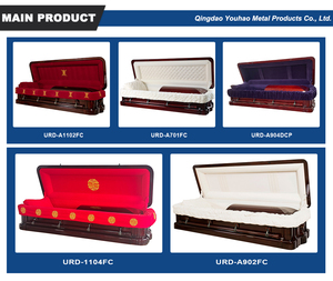 Дешевая заводская цена роскошный гроб из массива дерева высокого качества гроб для похоронных услуг из Китая - Product Image 4