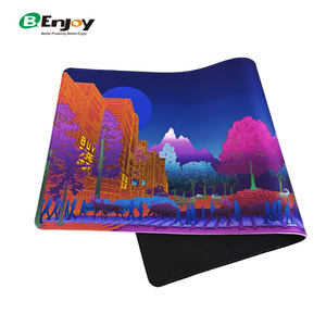 Tùy Chỉnh Thêm Lớn 3-4Mm Cao Su Tự Nhiên Chuột Chơi Game Pad Với Chống-Trượt Cơ Sở Khâu Cạnh Phim Hoạt Hình Phong Cách Vòng Bàn Văn Phòng Mat - Product Image 3