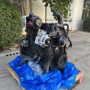מנוע קאמינס QSB6.7 מקורי, 6 צילינדרים, מנוע דיזל מורכב לדונגפנג קאמינס למחפר, דגם QSB6.7 6D107 עבור קומטסו PC200 - Product Image 1