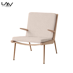 Design moderno Villa soggiorno di lusso per il tempo libero <span class=keywords><strong>sedia</strong></span> Hotel camera da letto struttura in legno tessuto per il tempo libero imbottito <span class=keywords><strong>sedia</strong></span> mobili - Product Image 6