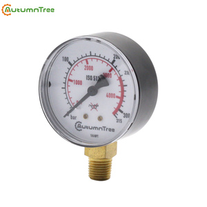 산소 아세틸렌 압력 게이지 블랙 스틸 - Product Image 2