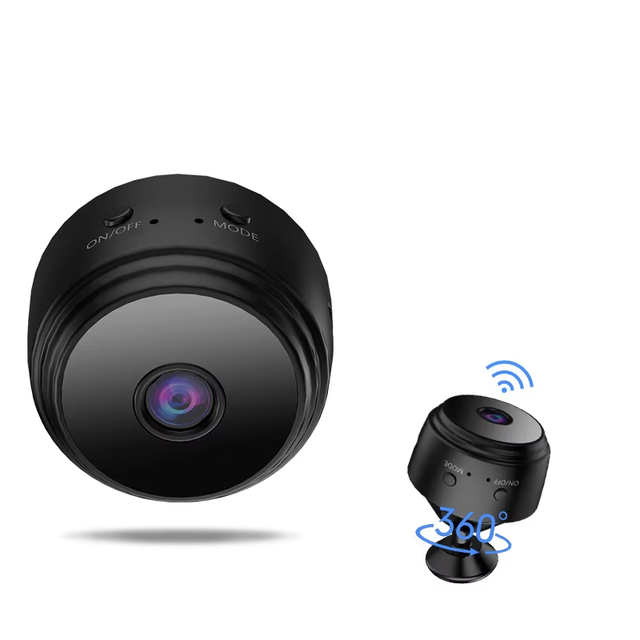 A9 Mini Wireless IP66 Waterproof CMOS H.265 Camera APP WiFi 1080P Night Vision Two-Way Audio Face Recognition Indoor 1 Year
