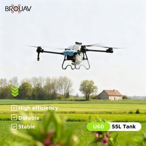 Drone agricole pulvérisateur BROUAV avec pompe, capacité de 55 litres, écologique et haute productivité, garantie 1 an pour le rapport - Product Image 1