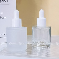 Bouteille d'huile essentielle en verre de qualité supérieure Offre Spéciale, flacon compte-gouttes d'huile essentielle en verre de luxe de 30ml, flacons compte-gouttes plats vides avec boîte
