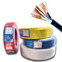 Kabel Listrik Bangunan Inti Tunggal Bersertifikat CE IEC, Tembaga Berisolasi PVC 450/750V 1.5mm² 2.5mm²