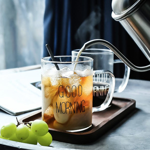 Hot bán chịu nhiệt Borosilicate thủy tinh drinkware trà cà phê sữa cốc cốc cốc ăn sáng cho sử dụng hàng ngày - Product Image 5