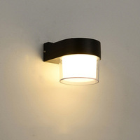 Applique murale LED moderne à montage en Surface, luminaire mural d'extérieur à double tête