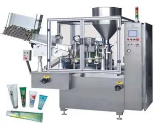 Aluminum tube filling and sealing machine Automatic soft tube filling and sealing machine 30-120pcs/h SS304/316 50-300mm10-60mm