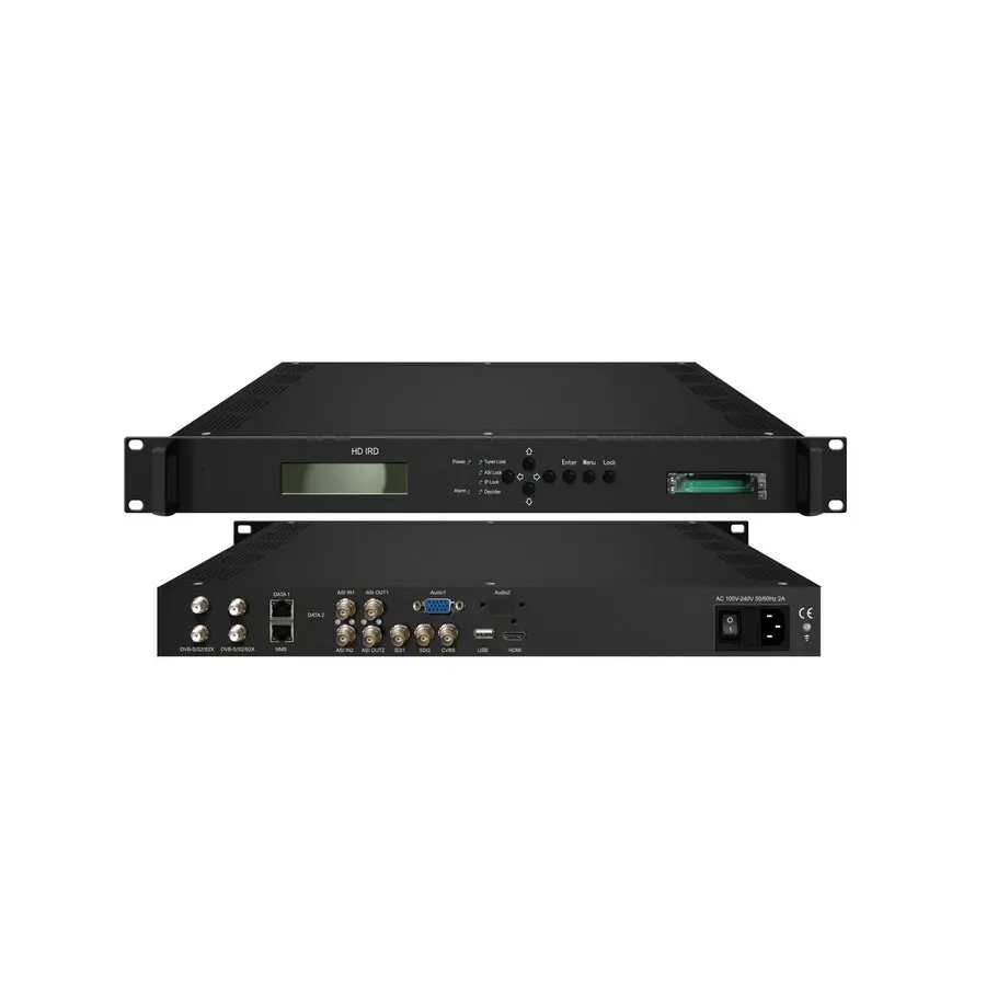 Professional Satellite Headend MPEG4 DVB-S2 Encoder Decoder