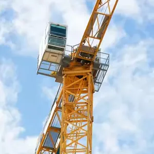Grúa Torre plana para maquinaria de construcción de 8 toneladas Grúa Torre topless de construcción de 8 toneladas a la venta
