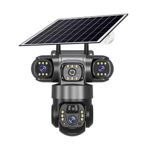 High Definition Wide Angle Waterproof Durable QL20 Triple View Security <b>Camera</b> For Outdoor Home Shop Monitoring - Product Image 3