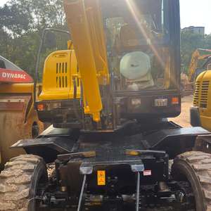 Excavatrice compacte sur roues Hyundai R60W d'occasion de <span class=keywords><strong>6</strong></span> <span class=keywords><strong>tonnes</strong></span> |   Construction Urbaine, Utilisation des Voies Routières, Aménagement Paysager, Démolition, <span class=keywords><strong>Location</strong></span> - Product Image 3