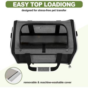 Tas Transportasi Kucing Hewan Peliharaan Berkualitas Tinggi, Dapat Diperluas, dan Portabel untuk Perjalanan (Grosir) - Product Image 4