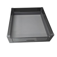 Panier de rangement coulissant en alliage d'aluminium pour armoire de cuisine étroite, style tiroir, pour outils, épices et ustensiles de cuisine KN-GPD