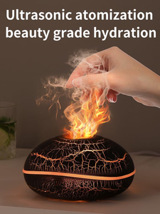 Nuevo Humidificador USB Mini Volcán Luminoso con Luz Ambiental Silenciosa para Dormitorio y Hogar - Product Image 3