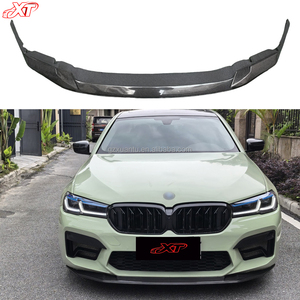F90 LCI GTS Style Splitter de pare-chocs en fibre de carbone Spoiler de menton pour <span class=keywords><strong>Bmw</strong></span> F90 <span class=keywords><strong>M5</strong></span> Kit carrosserie de lèvre avant 2020-23 - Product Image 1