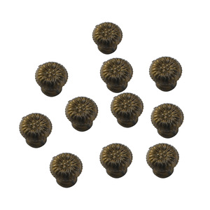 Furniture Handle And Knob Round Bronze Single Hole Traditional Style Cabinet <b>Hardware</b> - Product Image 5