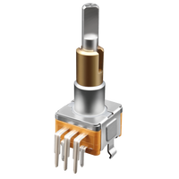 Encoder Rotatorio Lineal Digital para Fábrica, Potenciómetro EC11 de 11mm, Interruptor de 15/20/30 Pulsos, 20/30 Detenidos, Doble Eje, Pin para PC